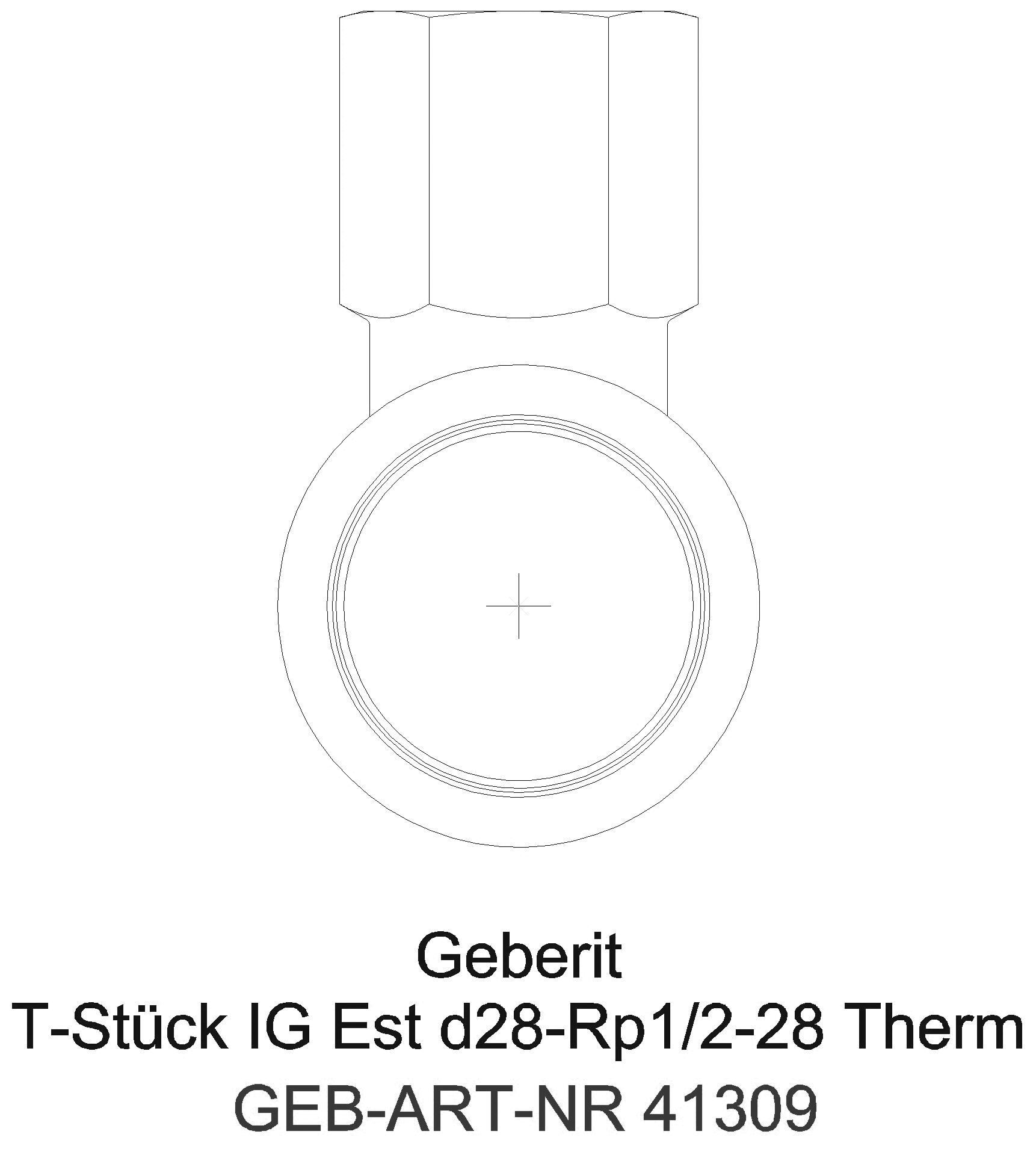 GE Mapress Therm T-Stück mit IG d22-Rp1/2-22_41309_l
