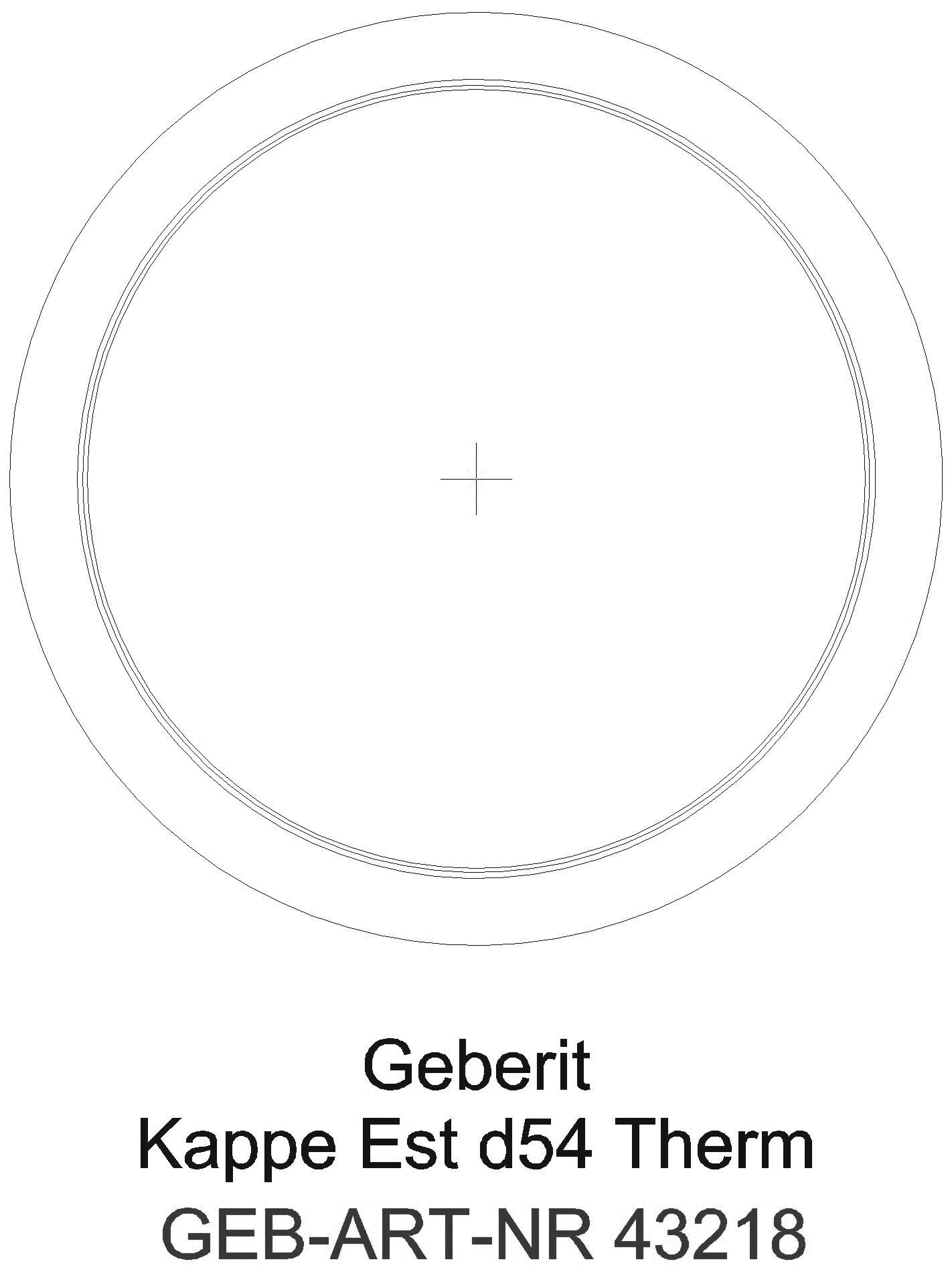 Geberit - GE Mapress Therm Kappe d54 _43218_l