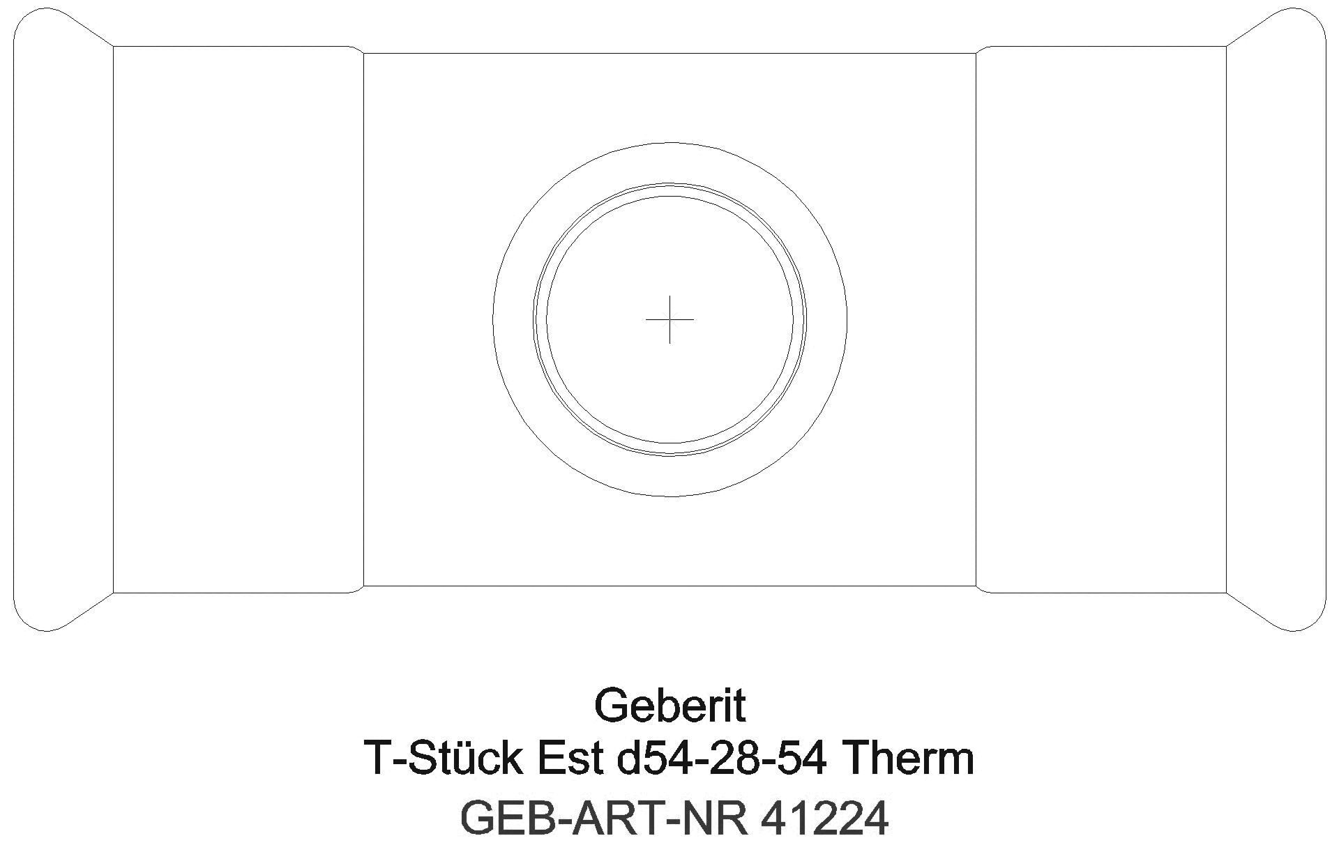 GE Mapress Therm T-Stück reduziert d54-15-54_41224_g