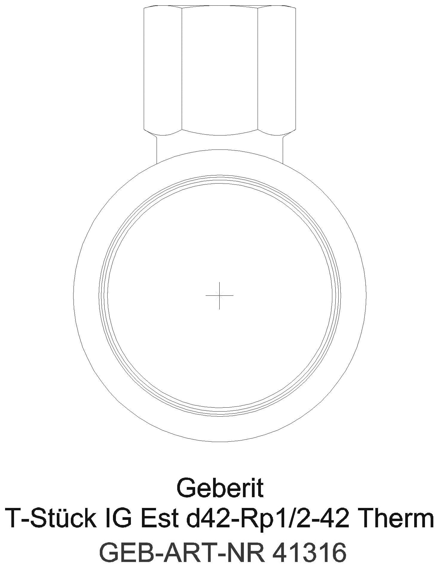 GE Mapress Therm T-Stück mit IG d35-Rp3/4-35_41316_l
