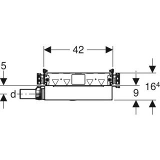 GE GIS Element für Dusche Geberit - GE GIS Element für Dusche