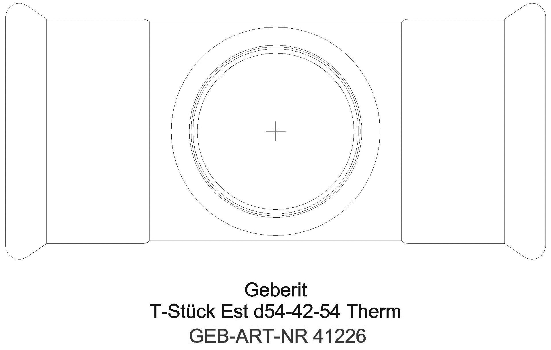 GE Mapress Therm T-Stück reduziert d54-35-54_41226_g