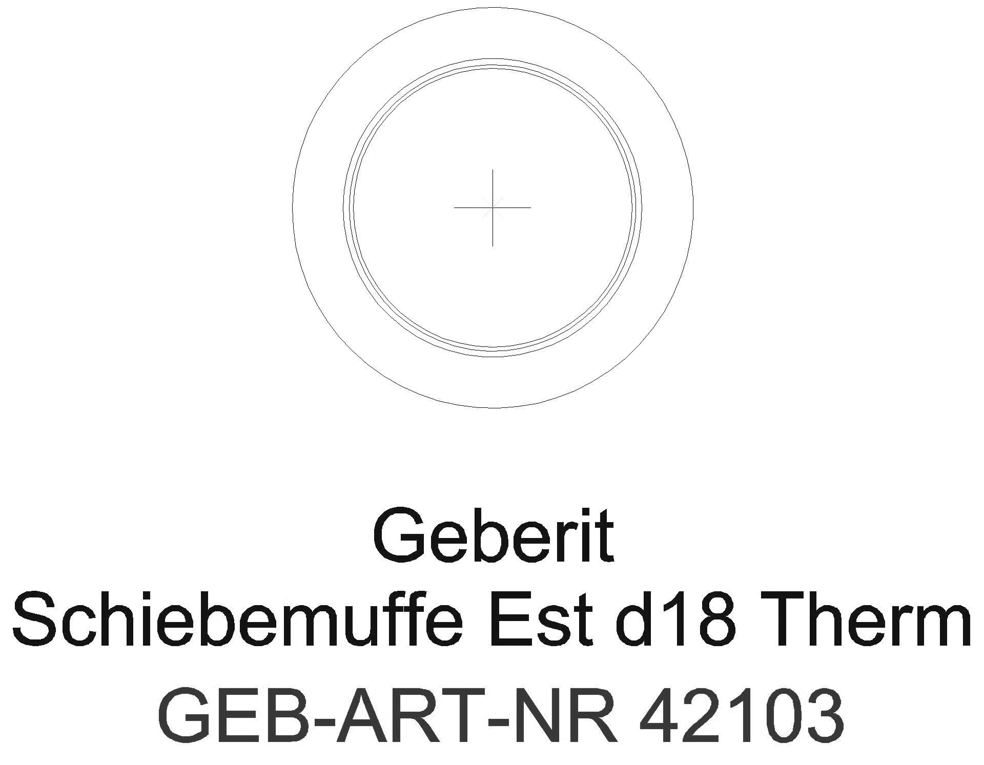 Geberit - GE Mapress Therm Schiebemuffe d18 _42103_a