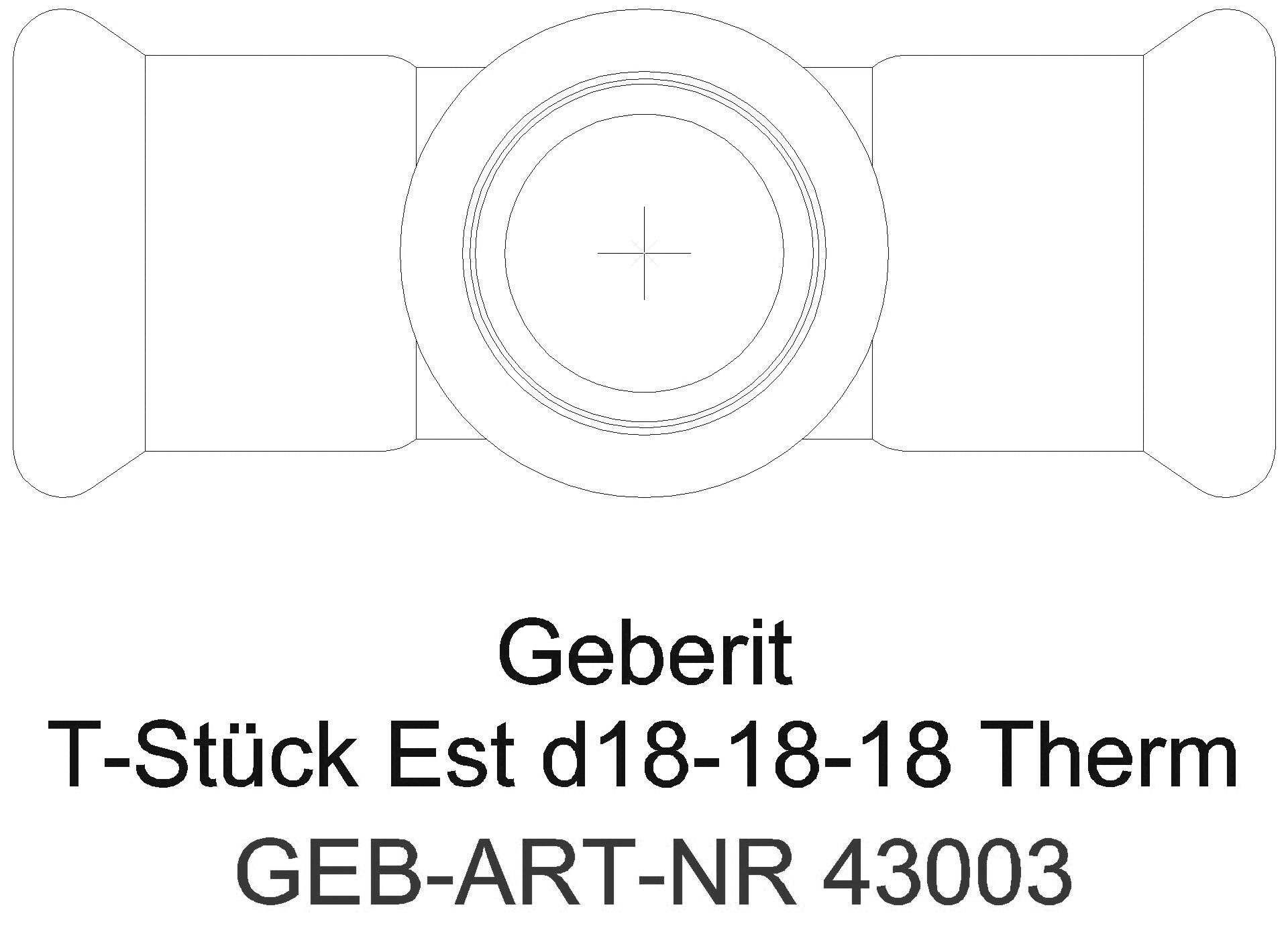 Geberit - GE Mapress Therm T-Stück egal d15-15-15_43003_g