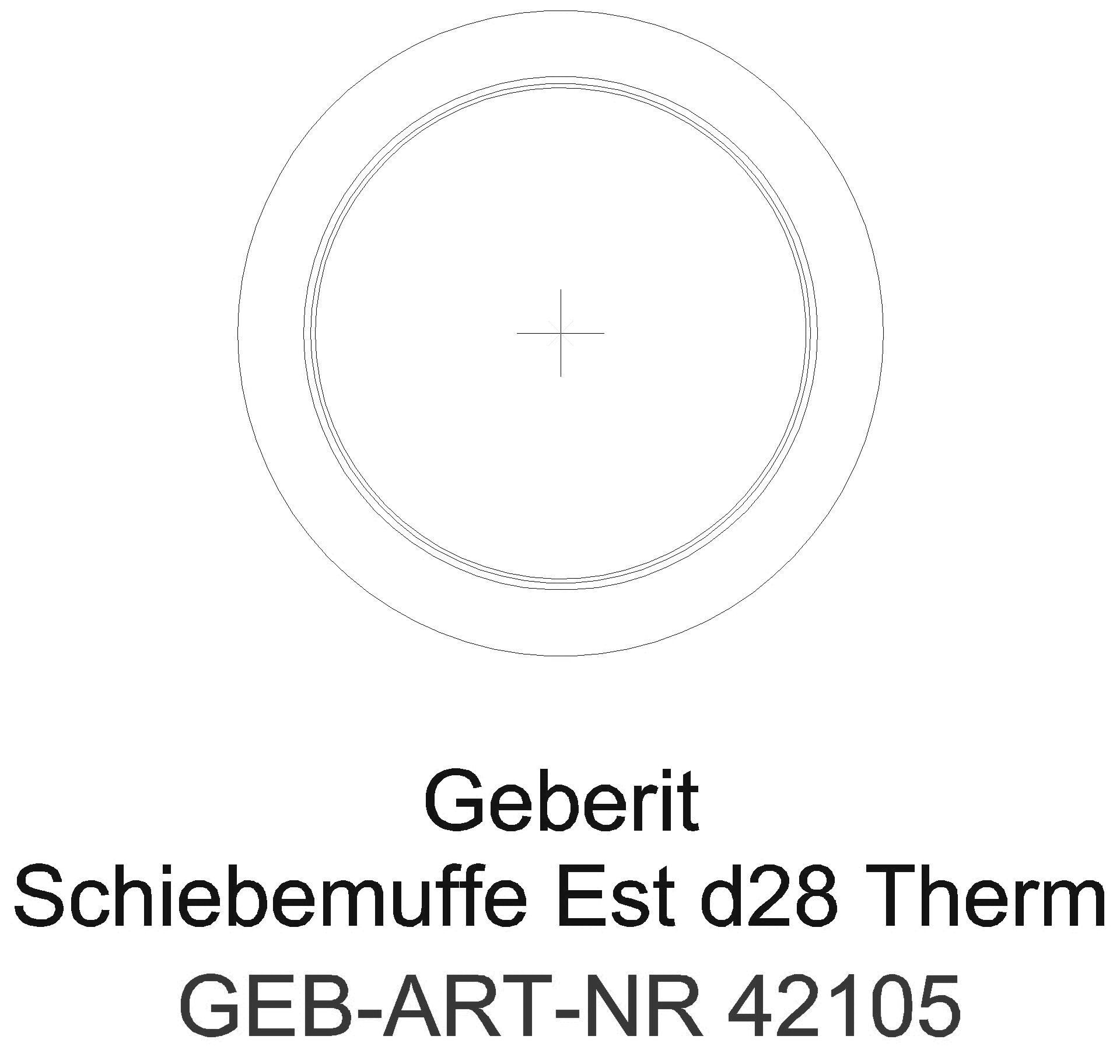 Geberit - GE Mapress Therm Schiebemuffe d28 _42105_a