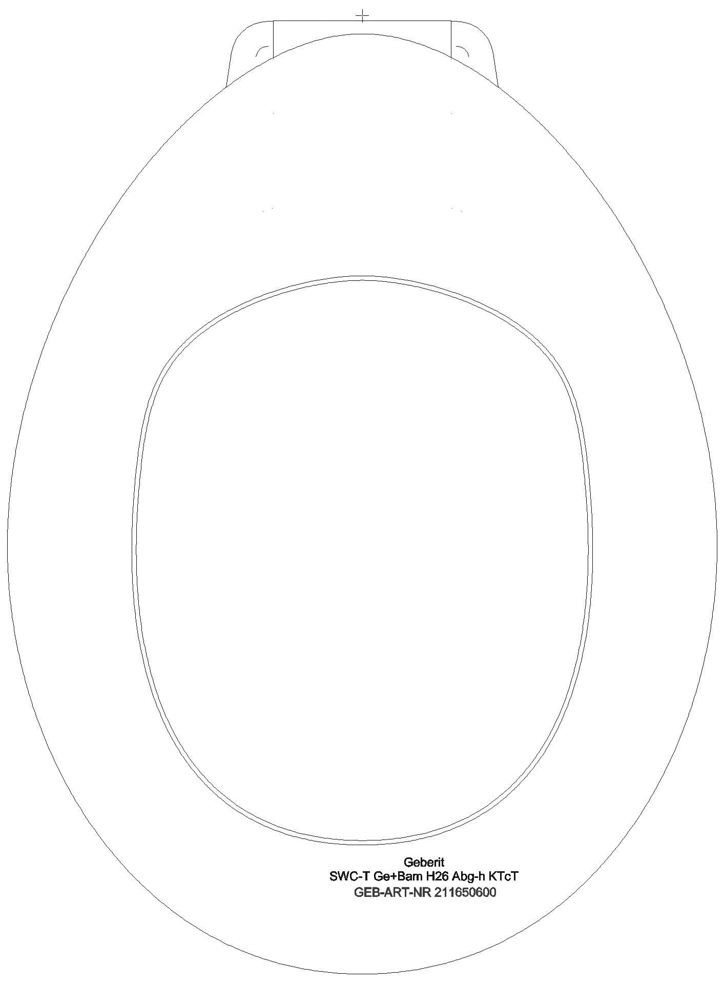 Geberit - Bambini Stand-WC für Babys und Kleinkinder Tiefspüler H:26cm, weiß Tect_211650600_g