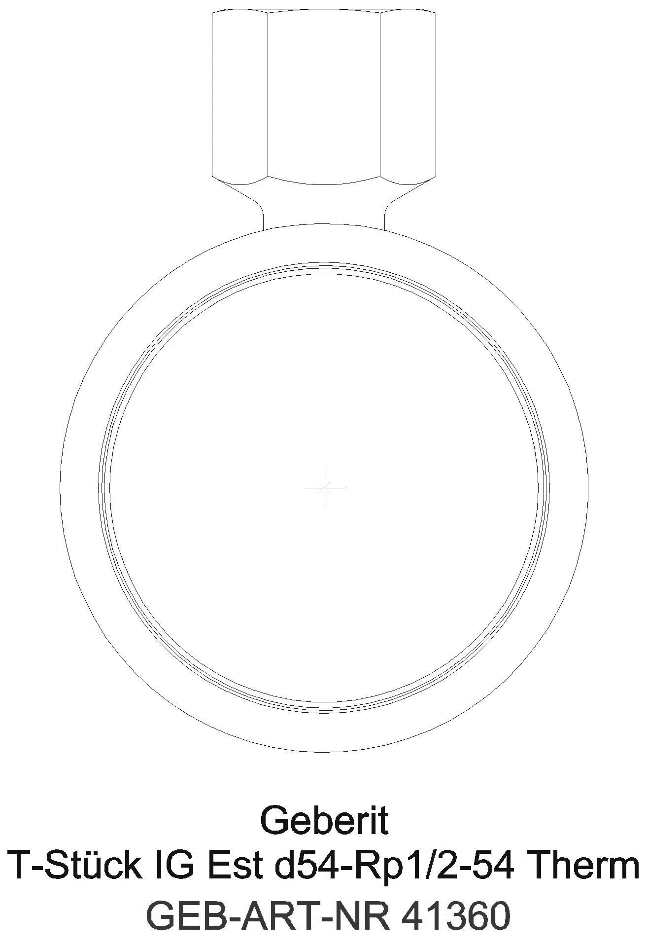 GE Mapress Therm T-Stück mit IG d28-Rp3/4-28_41360_l