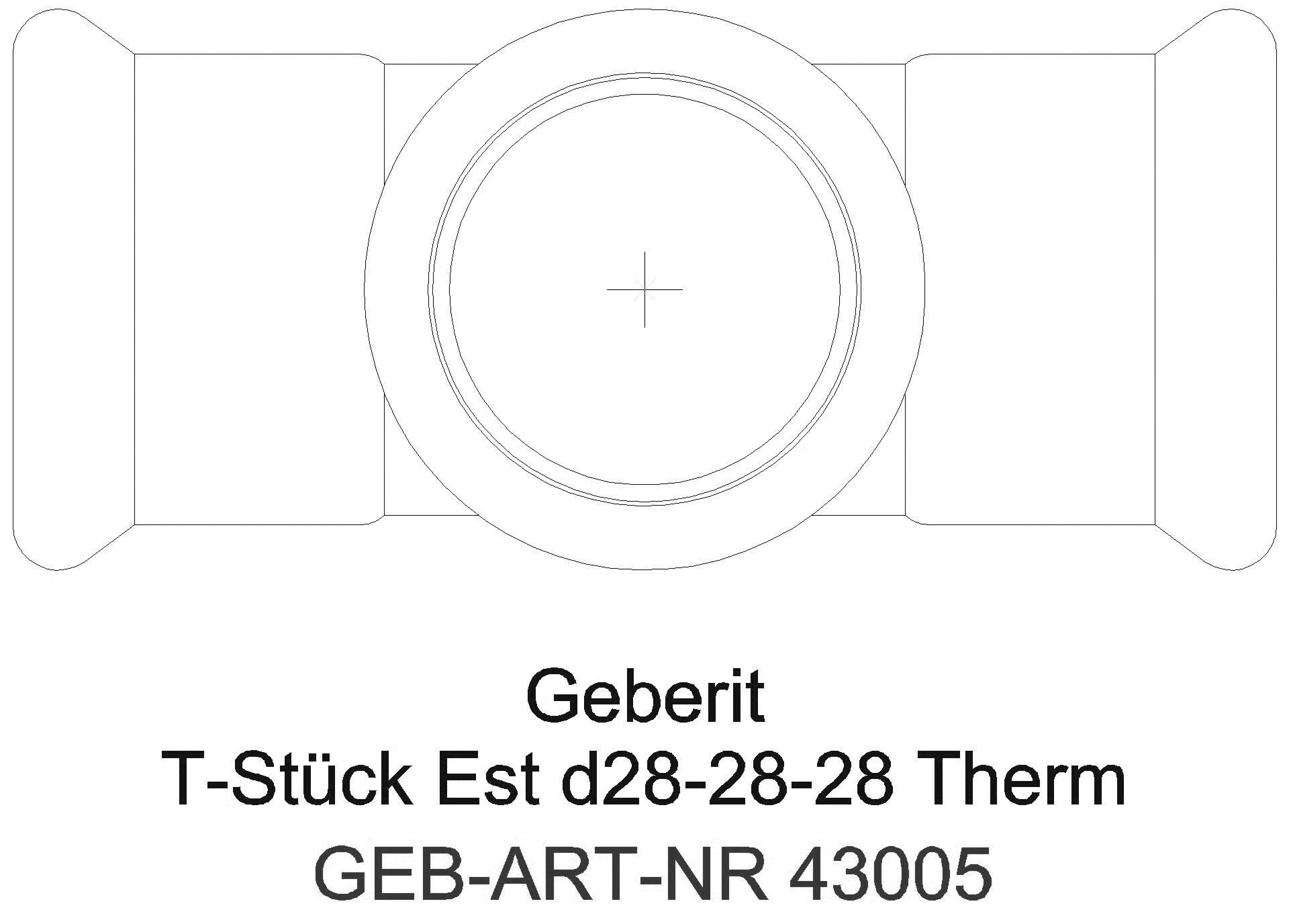 Geberit - GE Mapress Therm T-Stück egal d22-22-22_43005_g