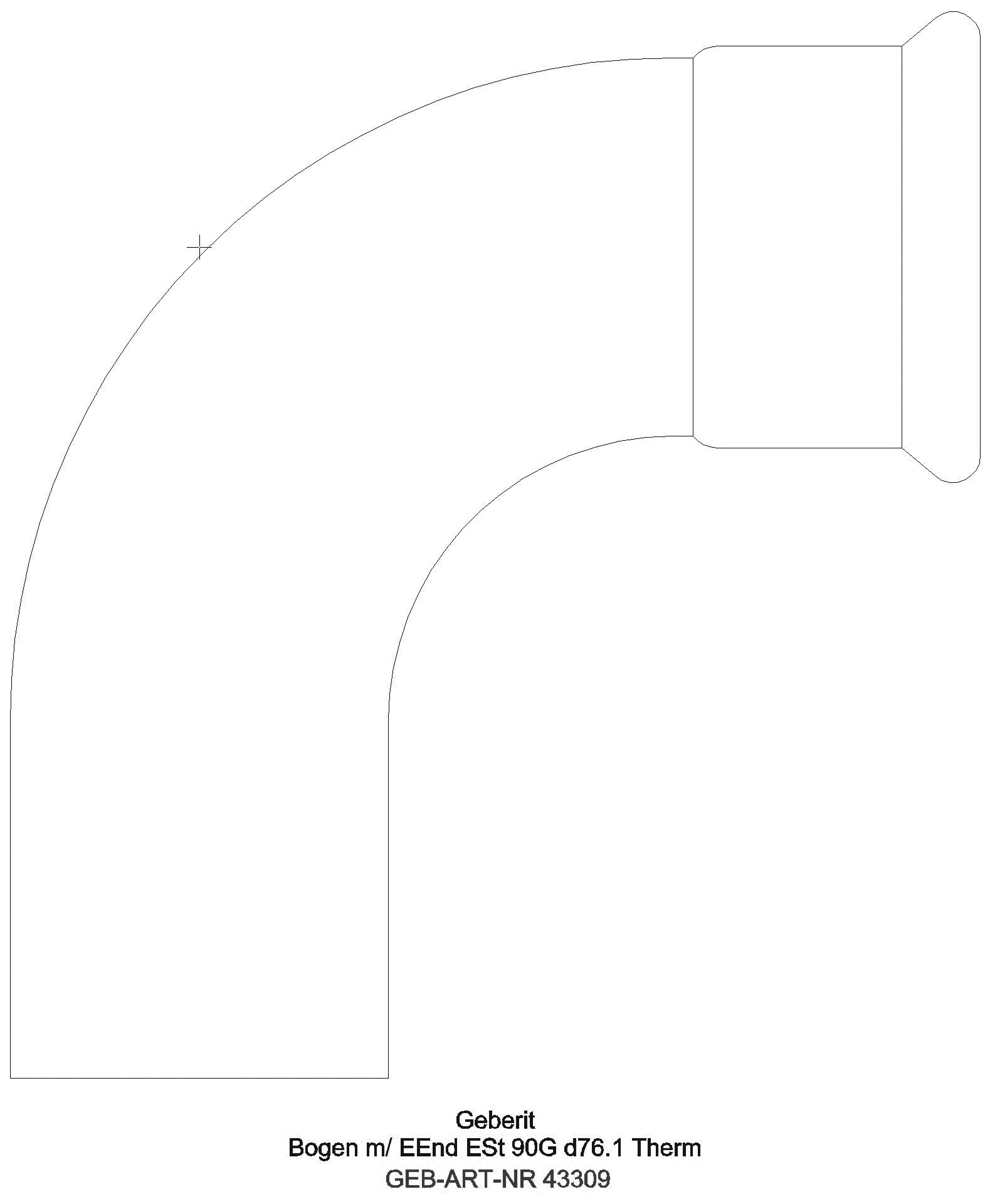 GE Mapress Therm Bogen 90Gr d76,1 mit Einschubende_43309_l
