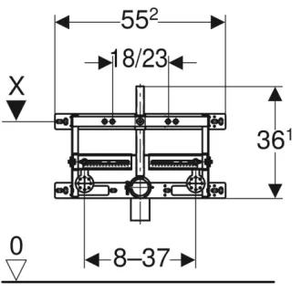 GE Kombifix Element für Bidet Geberit - GE Kombifix Element für Bidet (GTIN: 4025416500865, HAN: 457530001)