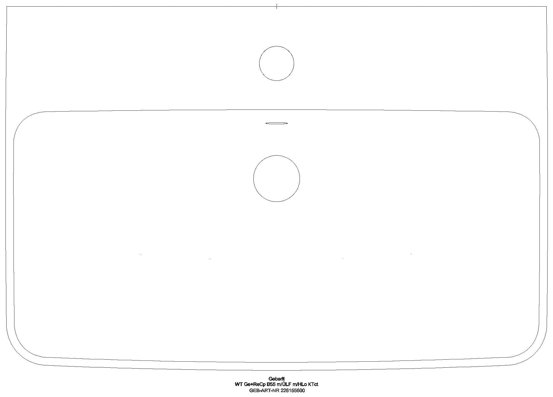 Renova Compact Waschtisch, 55x37cm m. Hl., m. Ül., weiß, KeraTect_226155600_g