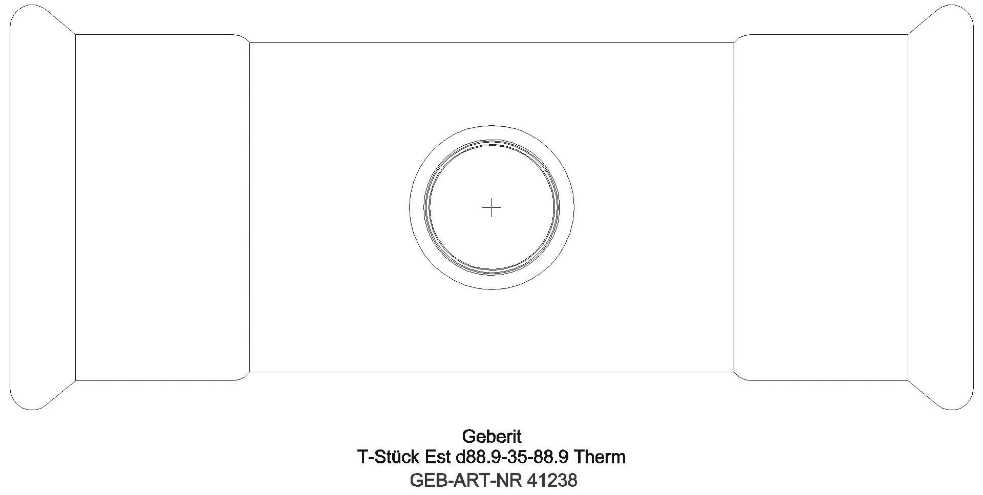 GE Mapress Therm T-Stück reduziert d88,9-22-88,9_41238_g