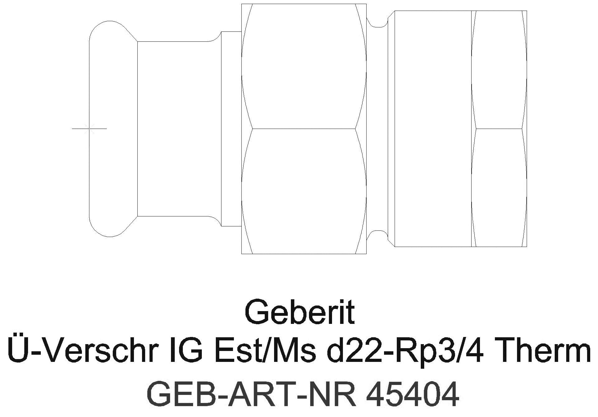 Geberit - GE Mapress Therm Übergangsverschr. mit IG d18-Rp1/2_45404_a