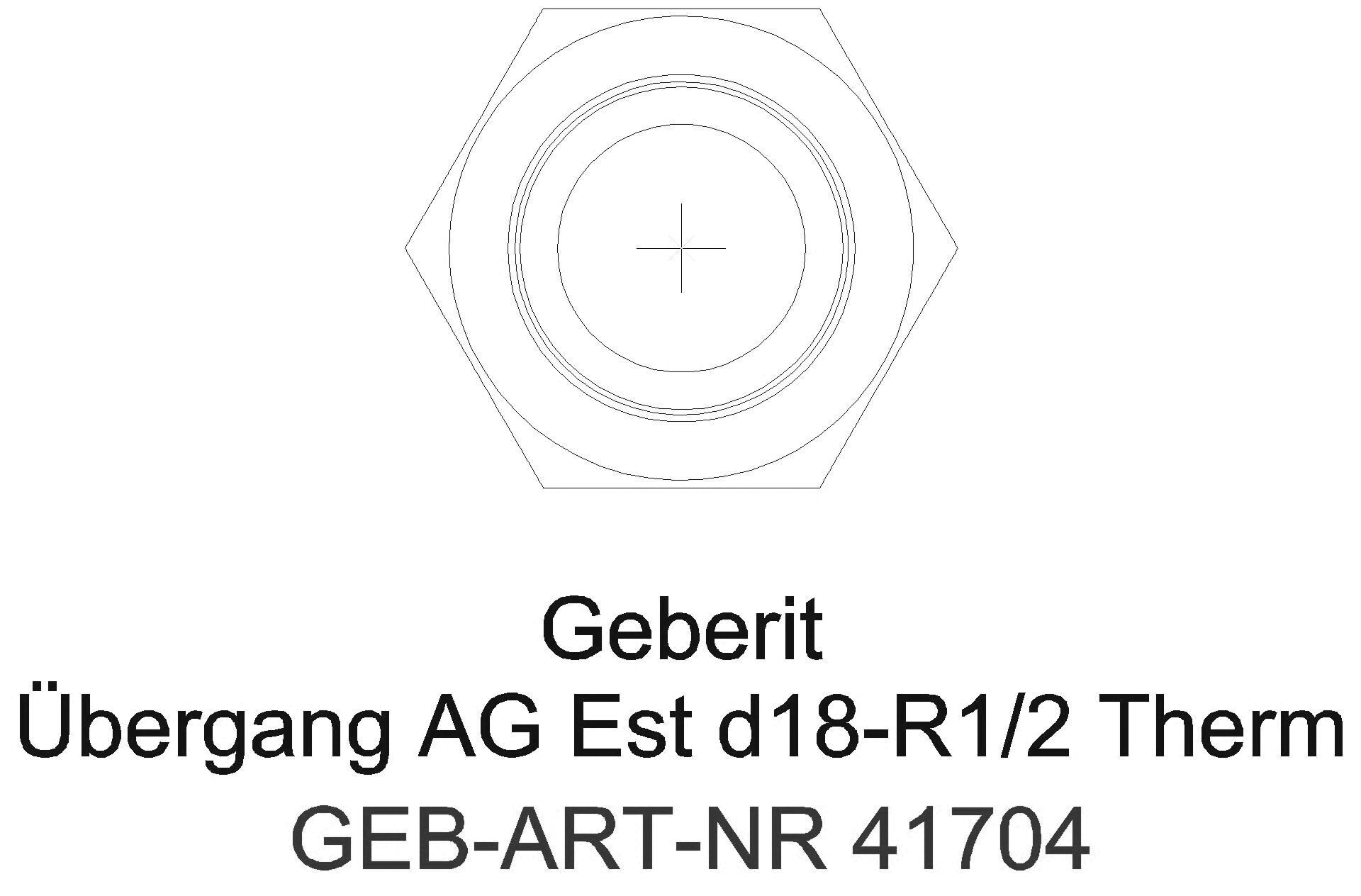 GE Mapress Therm Übergang mit AG d15-R1/2_41704_l