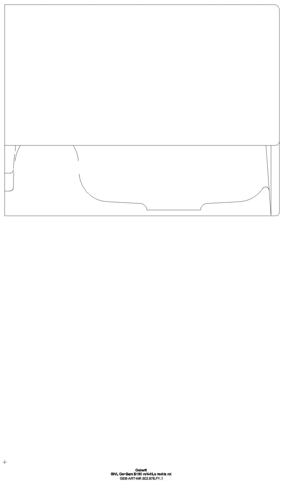 Bambini Spiel/Waschlandschaft B:180cm 4 Waschpl., tieferes B re, 4 Hl., rot_ge2s_502978fy1_l