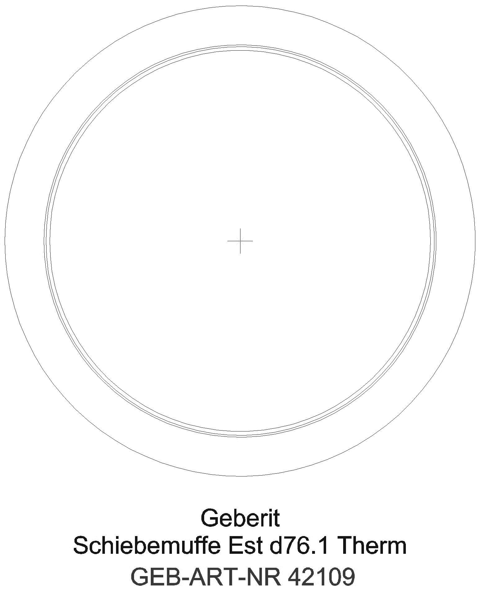 Geberit - GE Mapress Therm Schiebemuffe d76,1 _42109_a