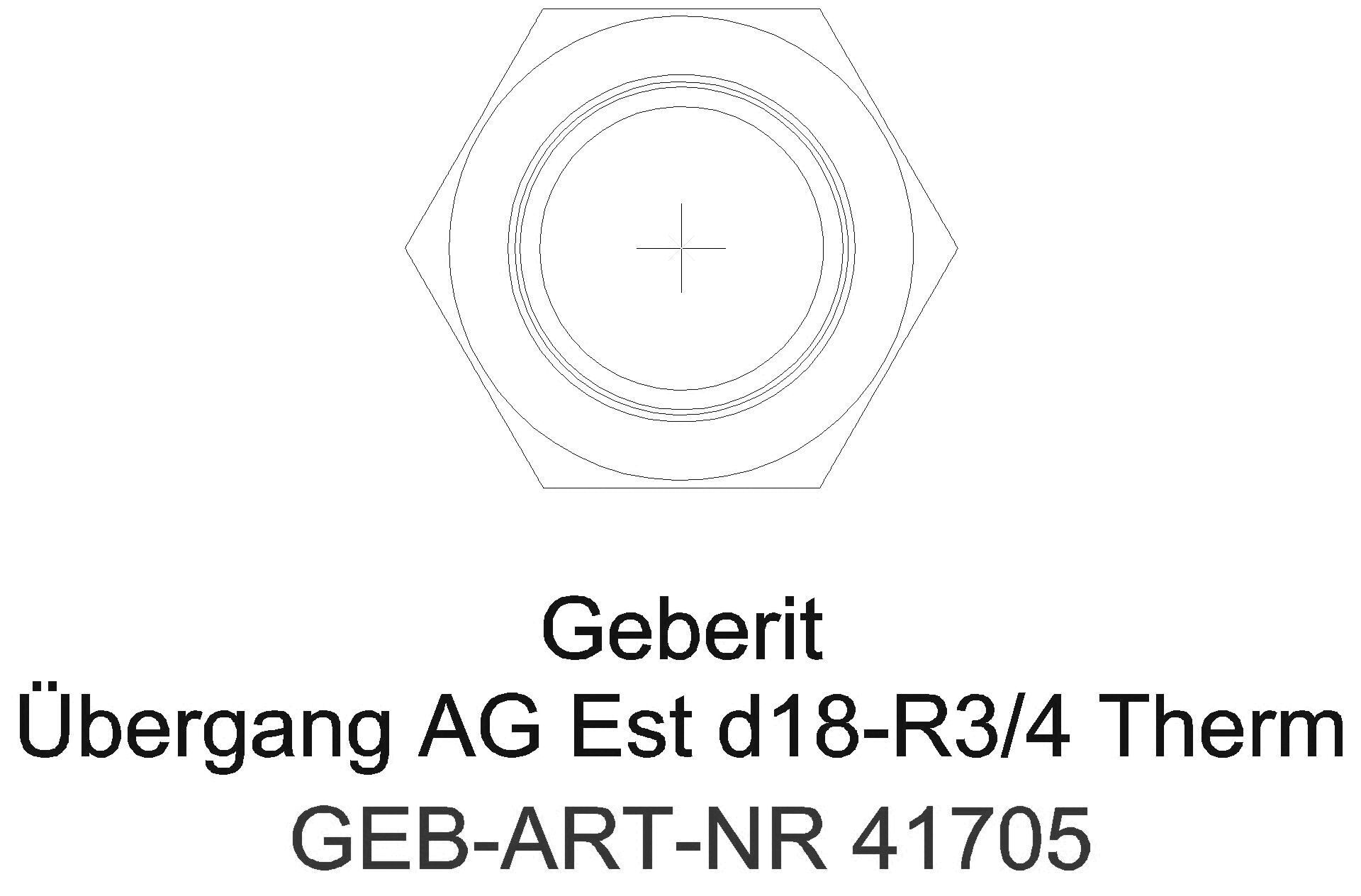 Geberit - GE Mapress Therm Übergang mit AG d18-R1/2_41705_l