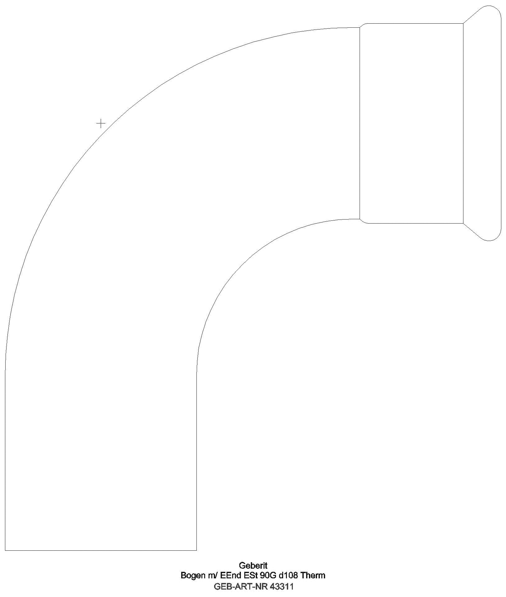 GE Mapress Therm Bogen 90Gr d108 mit Einschubende_43311_l