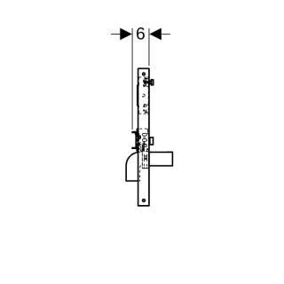 GE Duofix Traverse Geberit - GE Duofix Traverse