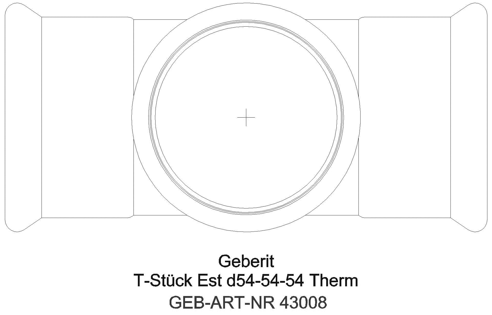 Geberit - GE Mapress Therm T-Stück egal d42-42-42_43008_g