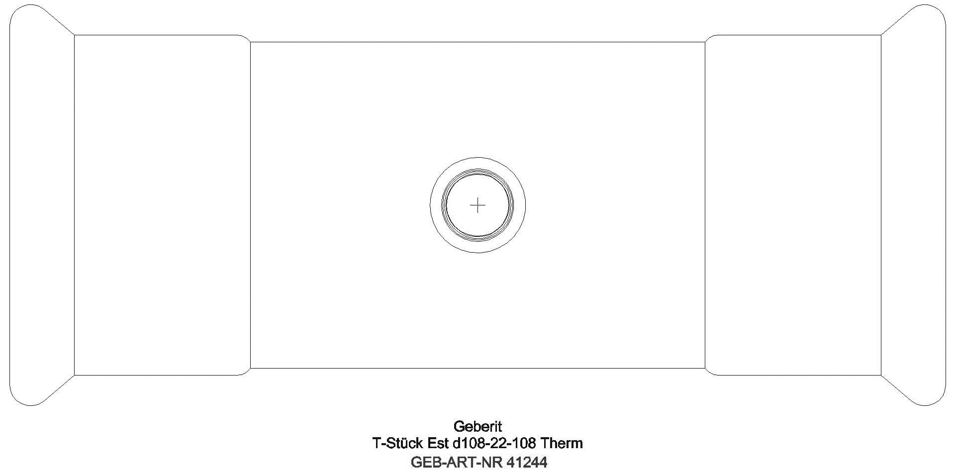 GE Mapress Therm T-Stück reduziert d88,9-76,1-88,9_41244_g