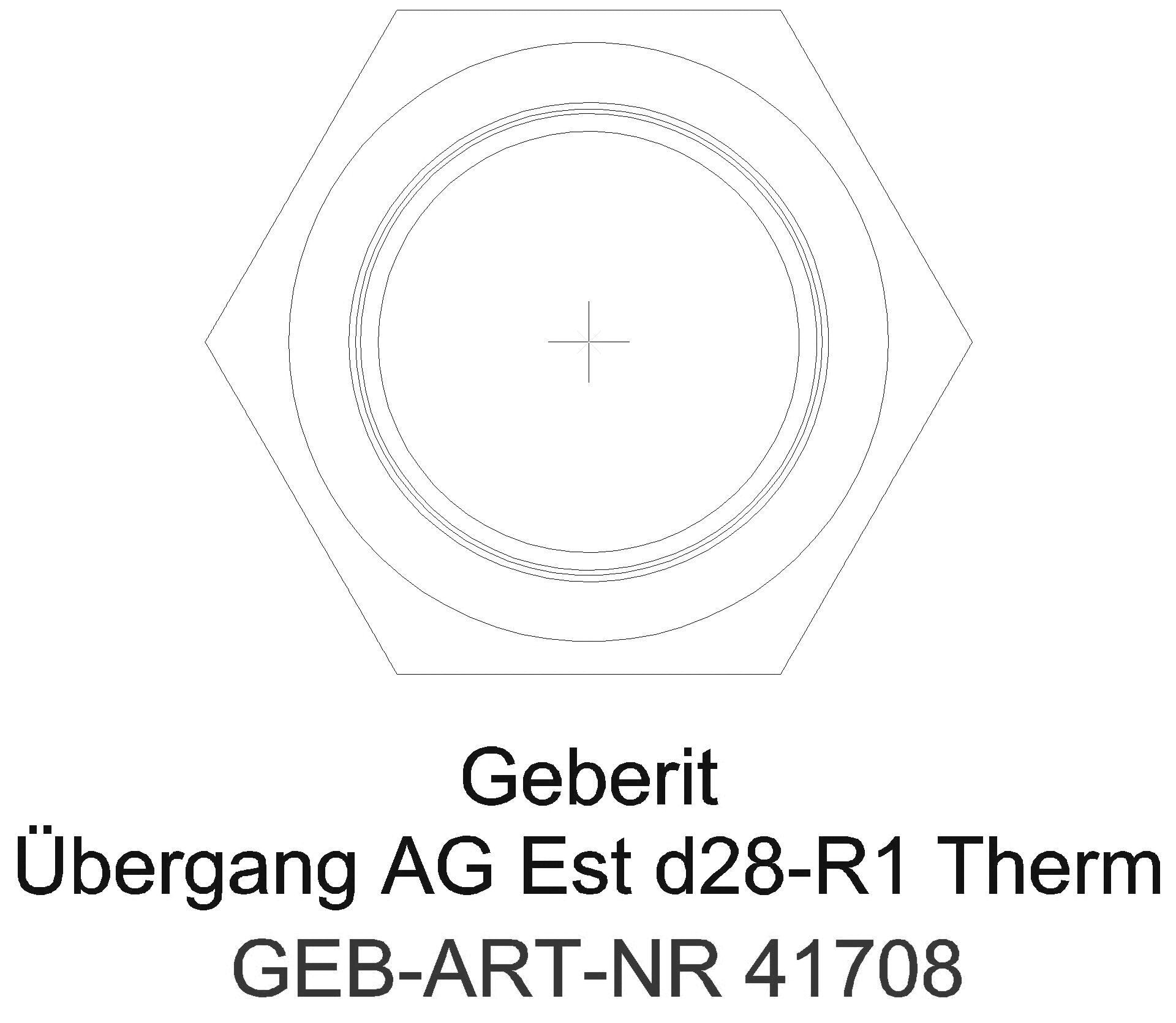 Geberit - GE Mapress Therm Übergang mit AG d22-R3/4_41708_l