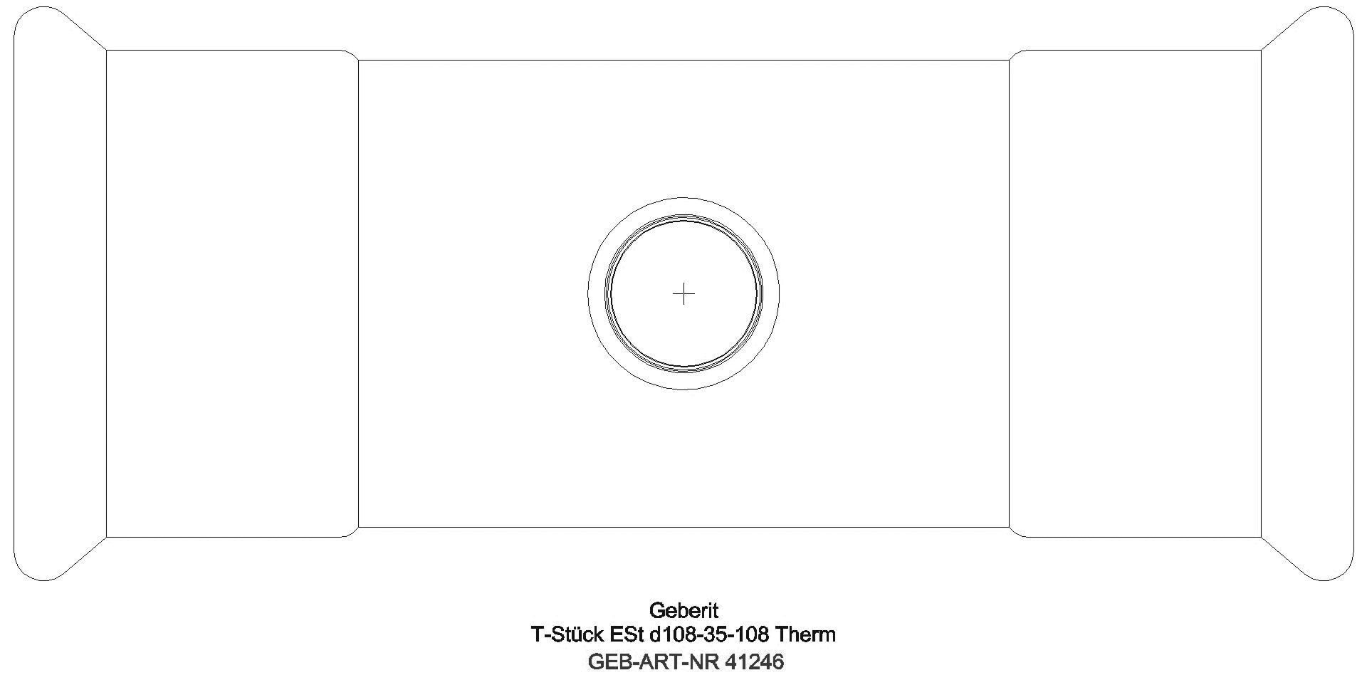 GE Mapress Therm T-Stück reduziert d108-22-108_41246_g