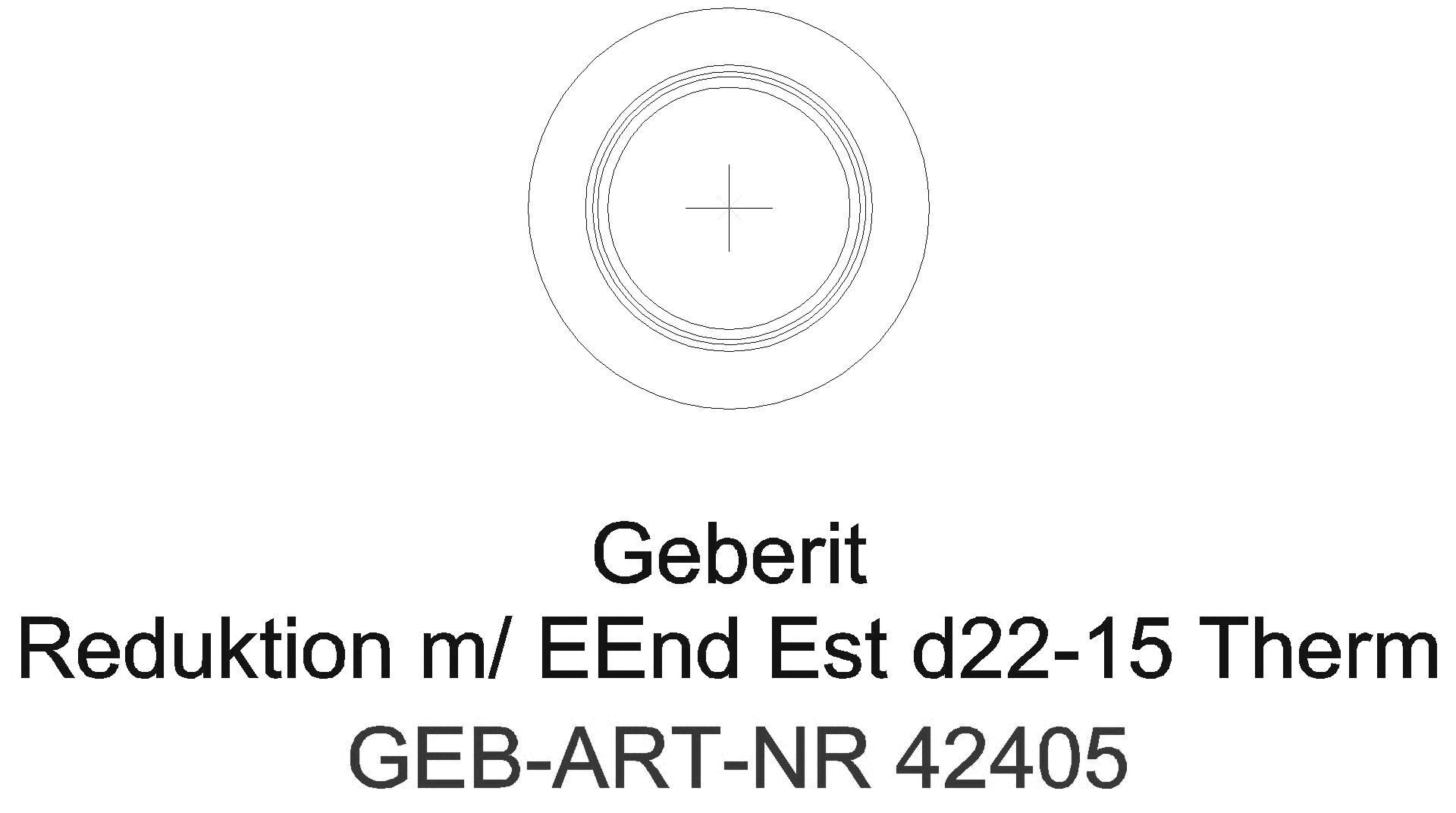Geberit - GE Mapress Therm Reduktion mit Einschubende d18-15_42405_a