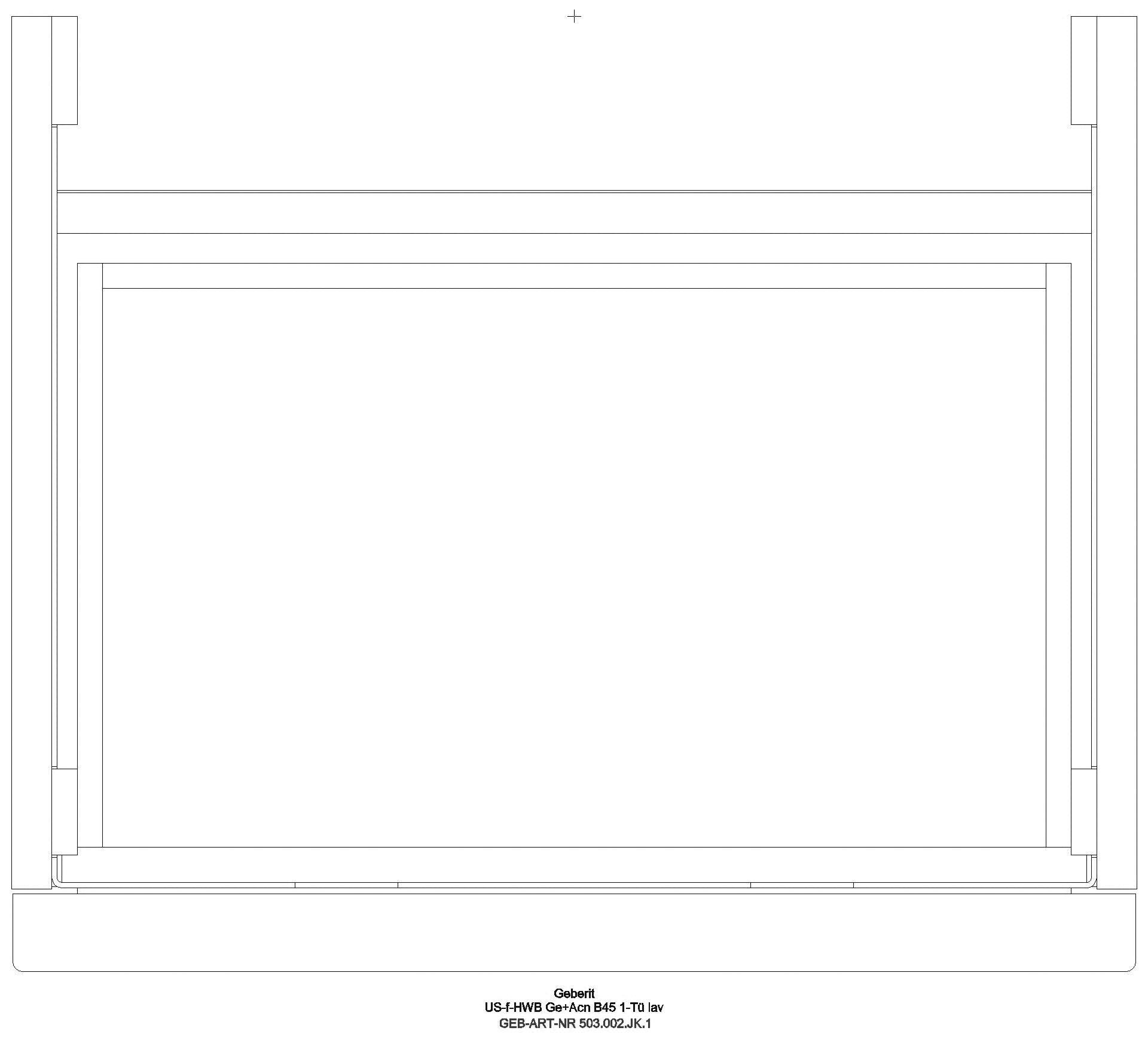 Acanto US für HWB B:45cm, 1 Schubl. lava matt_503002jk1_g