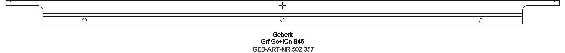 Griff, B:45cm sandgrau matt_ge2f_502357jl1_a