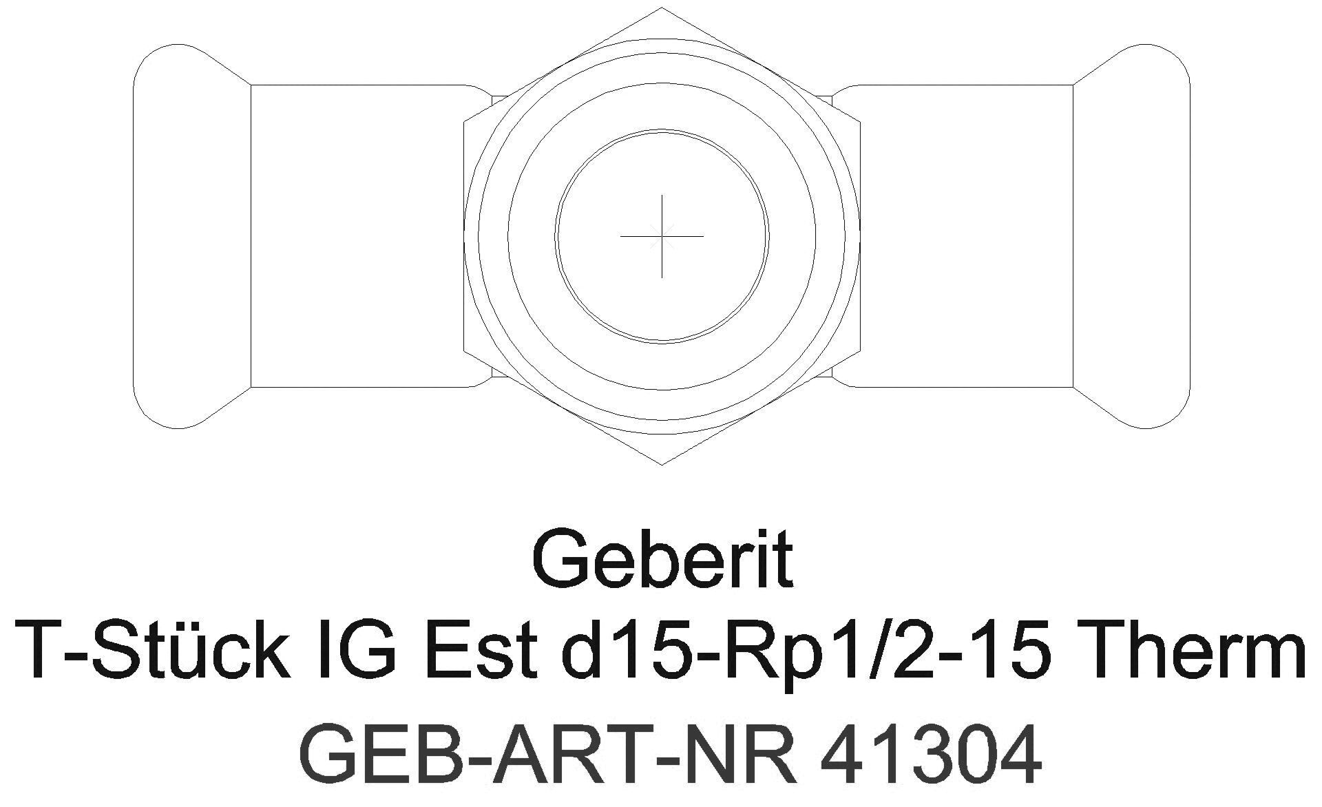 GE Mapress Therm T-Stück mit IG d108-76,1-108_41304_g