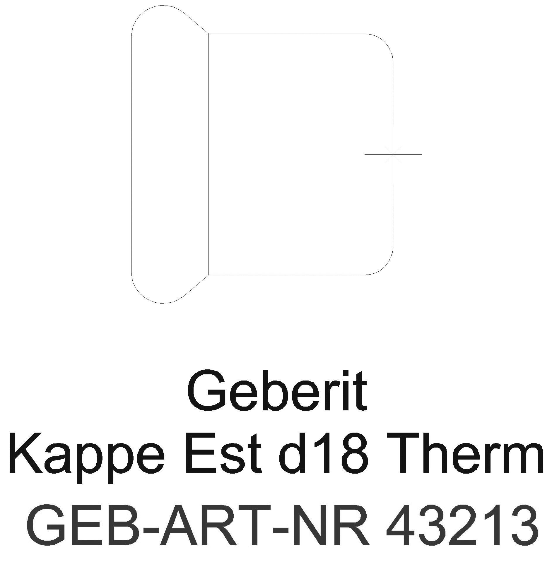 Geberit - GE Mapress Therm Kappe d18 _43213_g