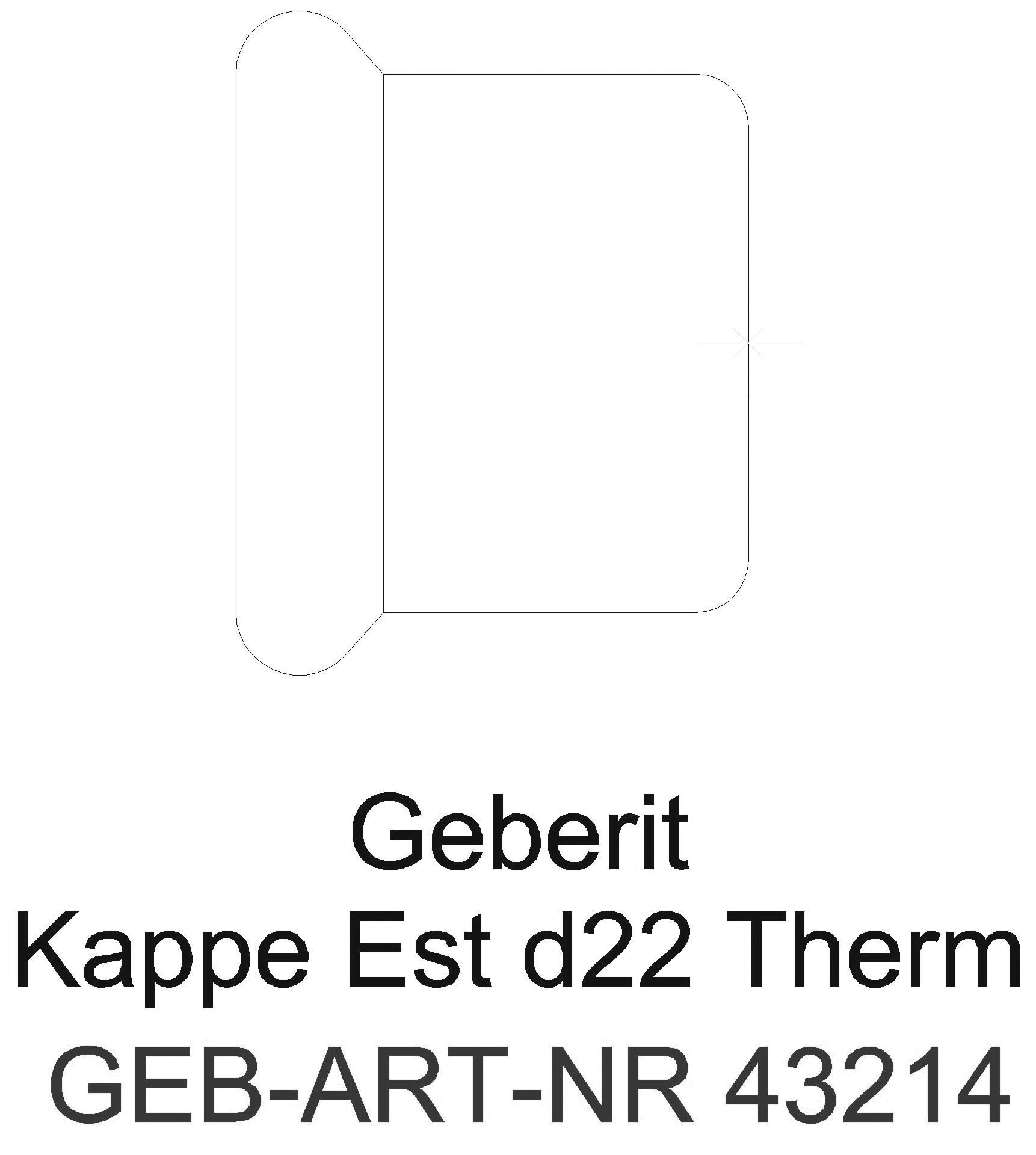 Geberit - GE Mapress Therm Kappe d22 _43214_g