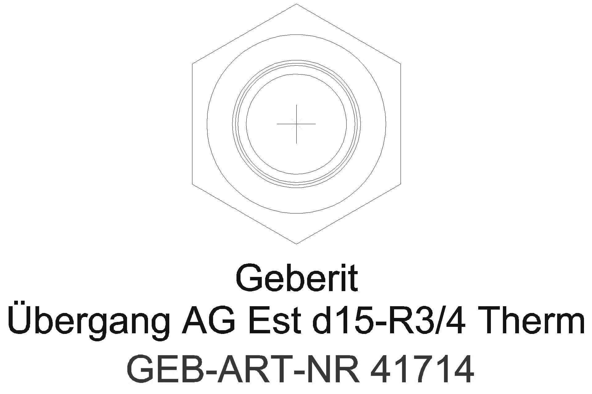 GE Mapress Therm Übergang mit AG d76,1-R2 1/2_41714_l