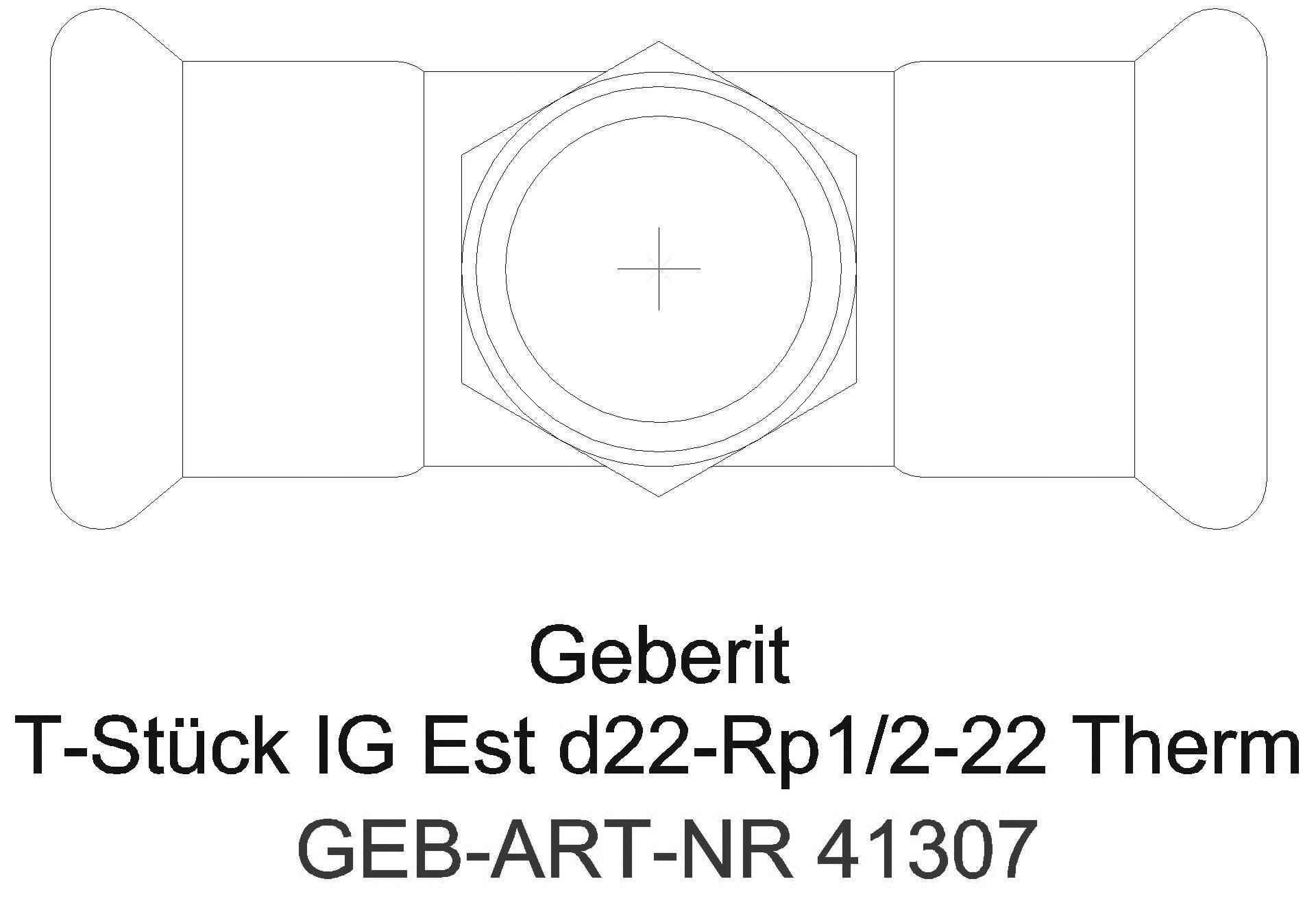 GE Mapress Therm T-Stück mit IG d18-Rp1/2-18_41307_g