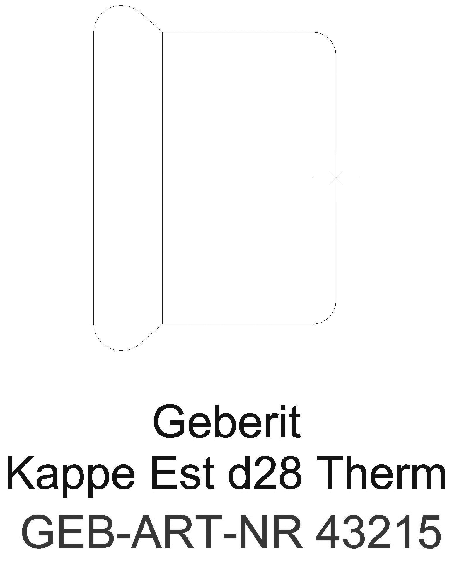 Geberit - GE Mapress Therm Kappe d28 _43215_g