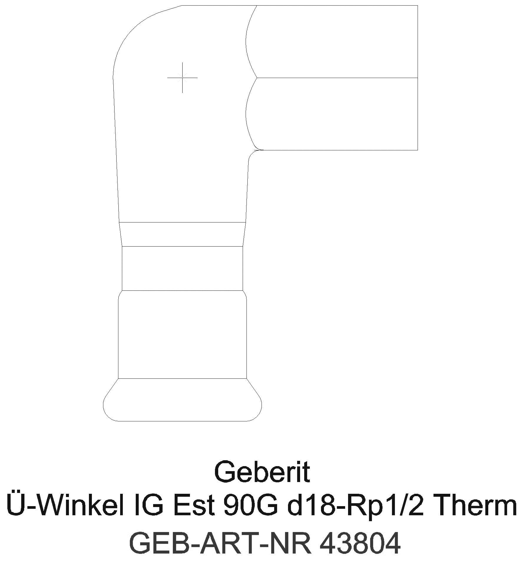 GE Mapress Therm Übergangswinkel 90Gr mit IG d15-Rp1/2_43804_l