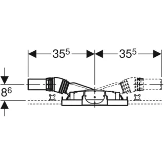 GE GIS Element für Dusche Geberit - GE GIS Element für Dusche