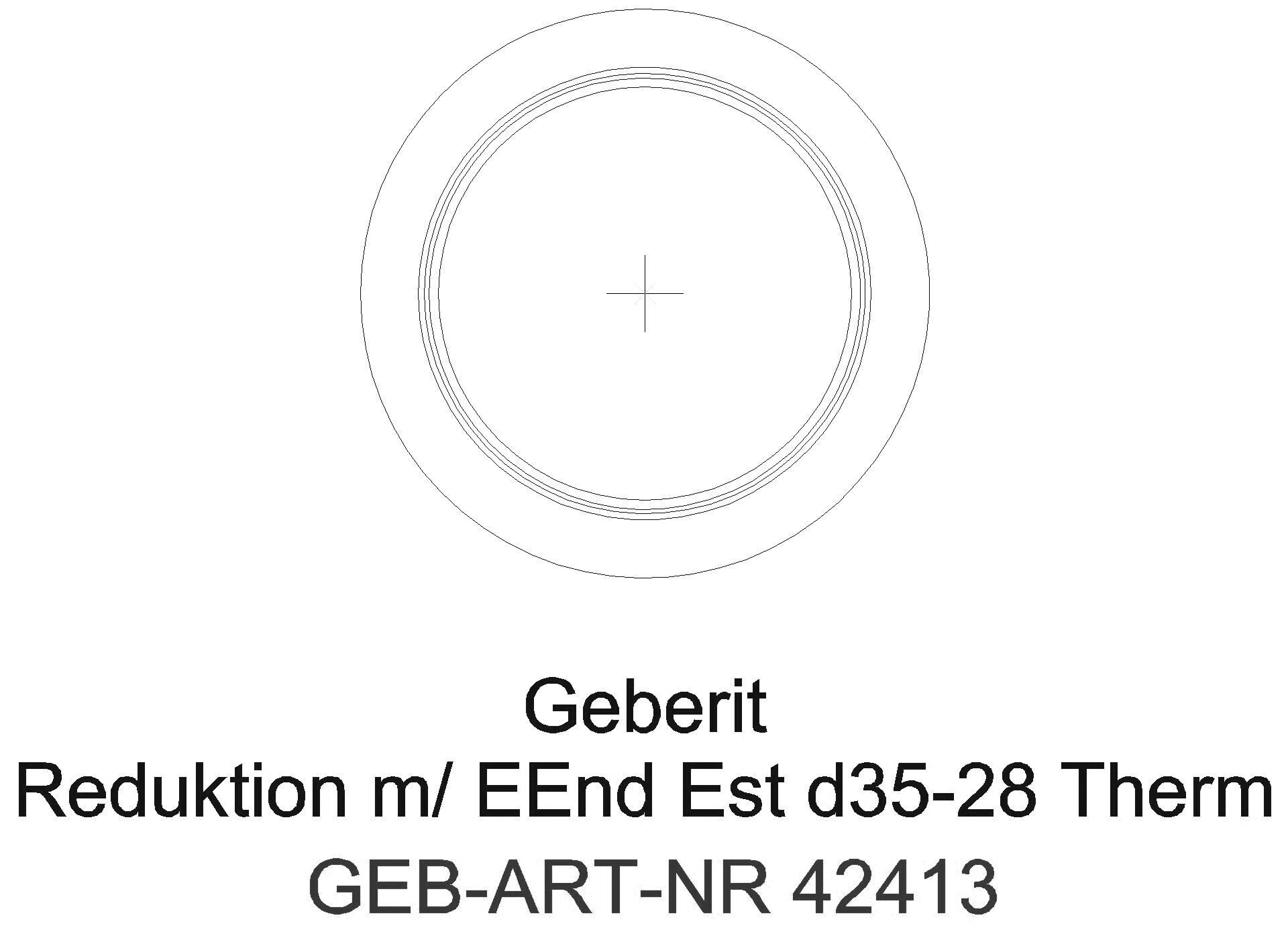 Geberit - GE Mapress Therm Reduktion mit Einschubende d35-22_42413_a