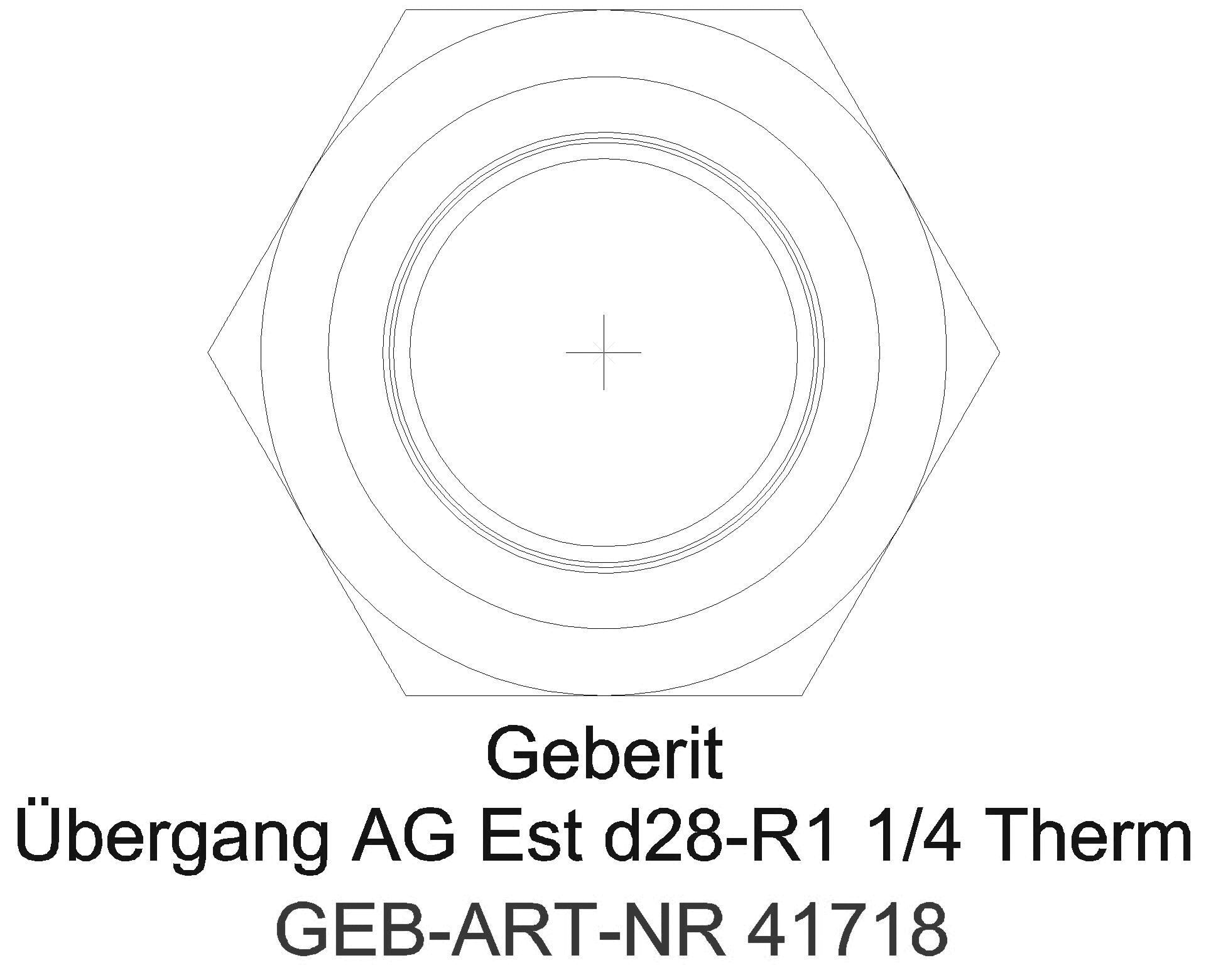 Geberit - GE Mapress Therm Übergang mit AG d28-R3/4_41718_l