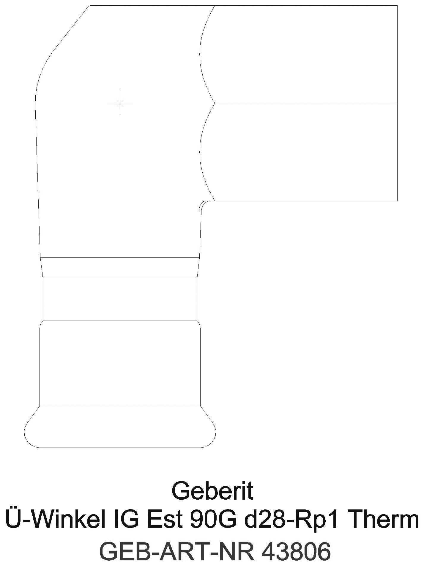 GE Mapress Therm Übergangswinkel 90Gr mit IG d22-Rp3/4_43806_l