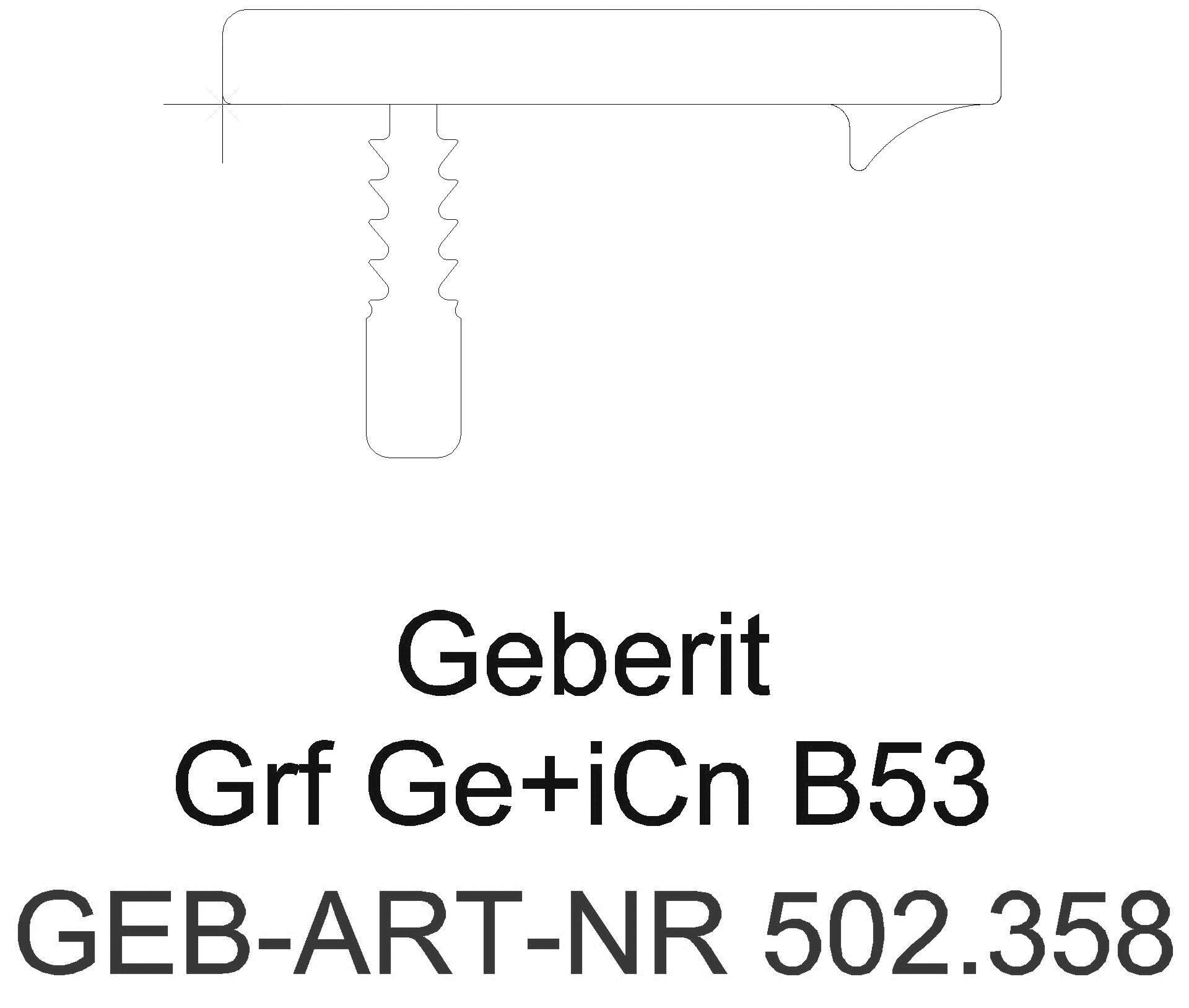 Geberit - Griff, B:53cm weiß matt_ge2s_502358011_l