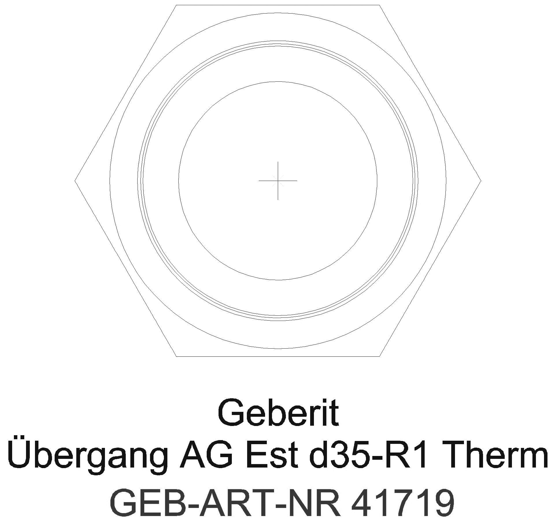 Geberit - GE Mapress Therm Übergang mit AG d28-R1 1/4_41719_l