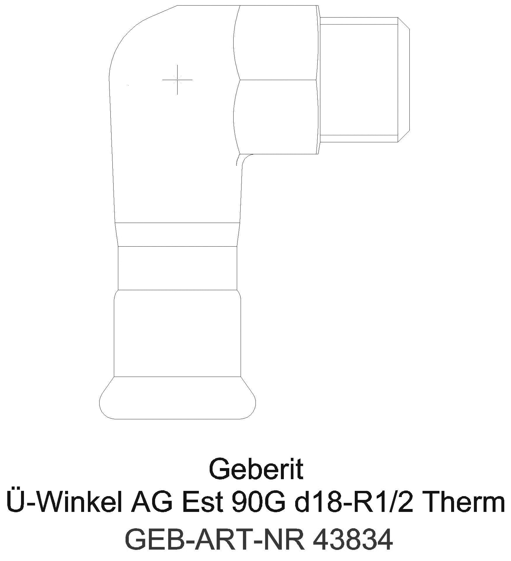 GE Mapress Therm Übergangswinkel 90Gr mit AG d15-R1/2_43834_l