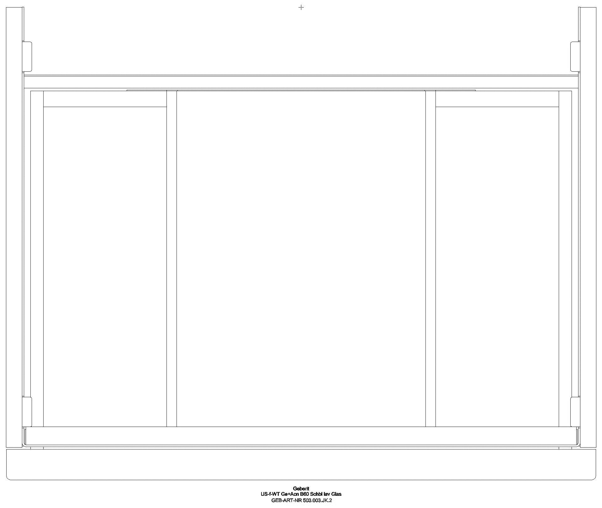 Acanto US für WT B:60cm, 1 Schubl. 1 i.Schubl., lava matt/Glas lava_503003jk2_g