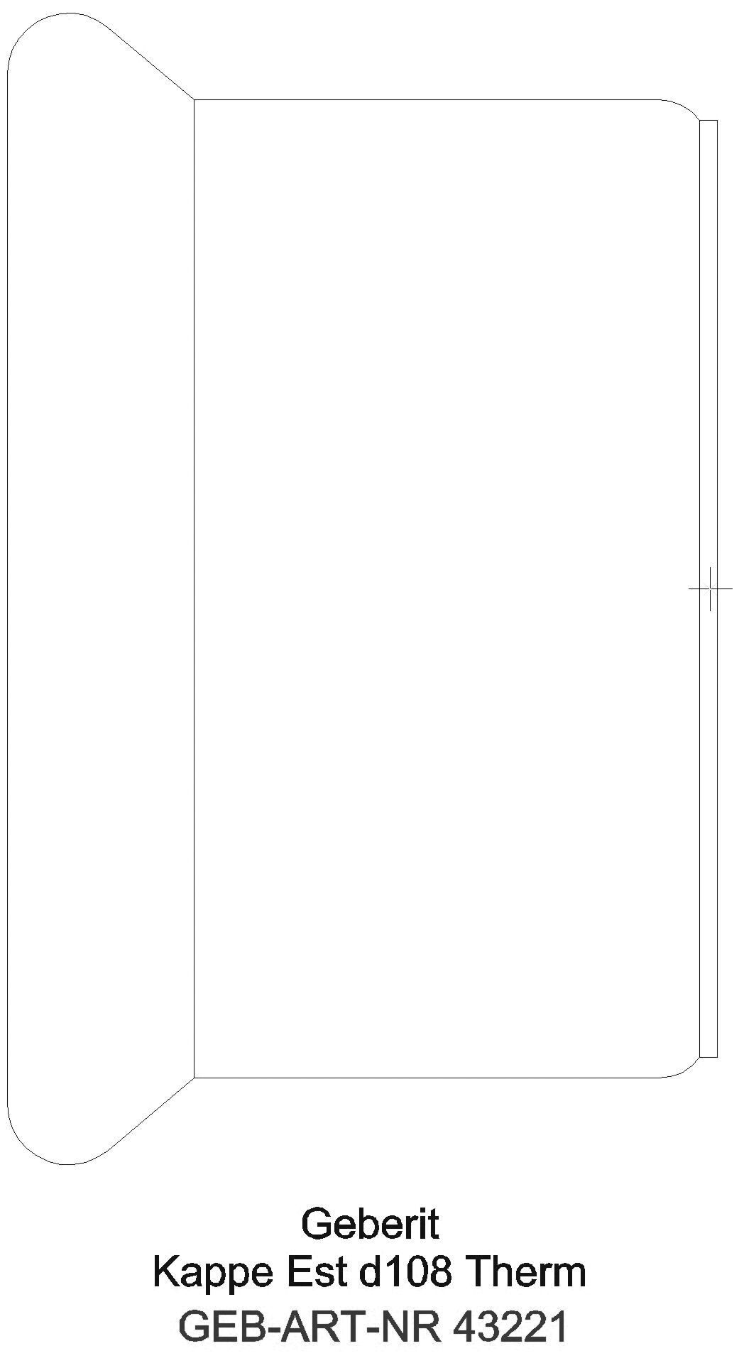 Geberit - GE Mapress Therm Kappe d108 _43221_g