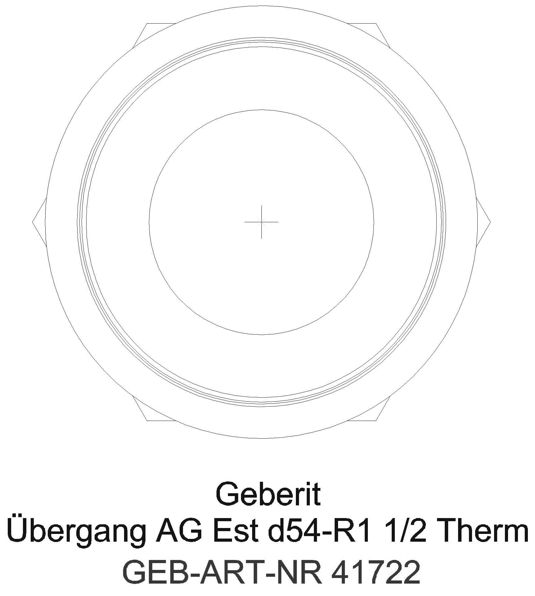 Geberit - GE Mapress Therm Übergang mit AG d35-R1 1/2_41722_l