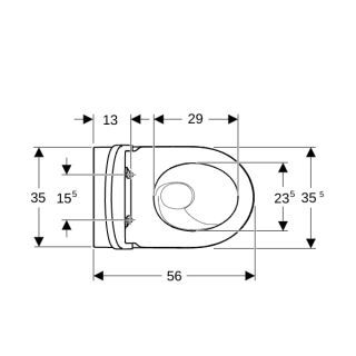 GE iCon Set Stand-WC Geberit - GE iCon Set Stand-WC