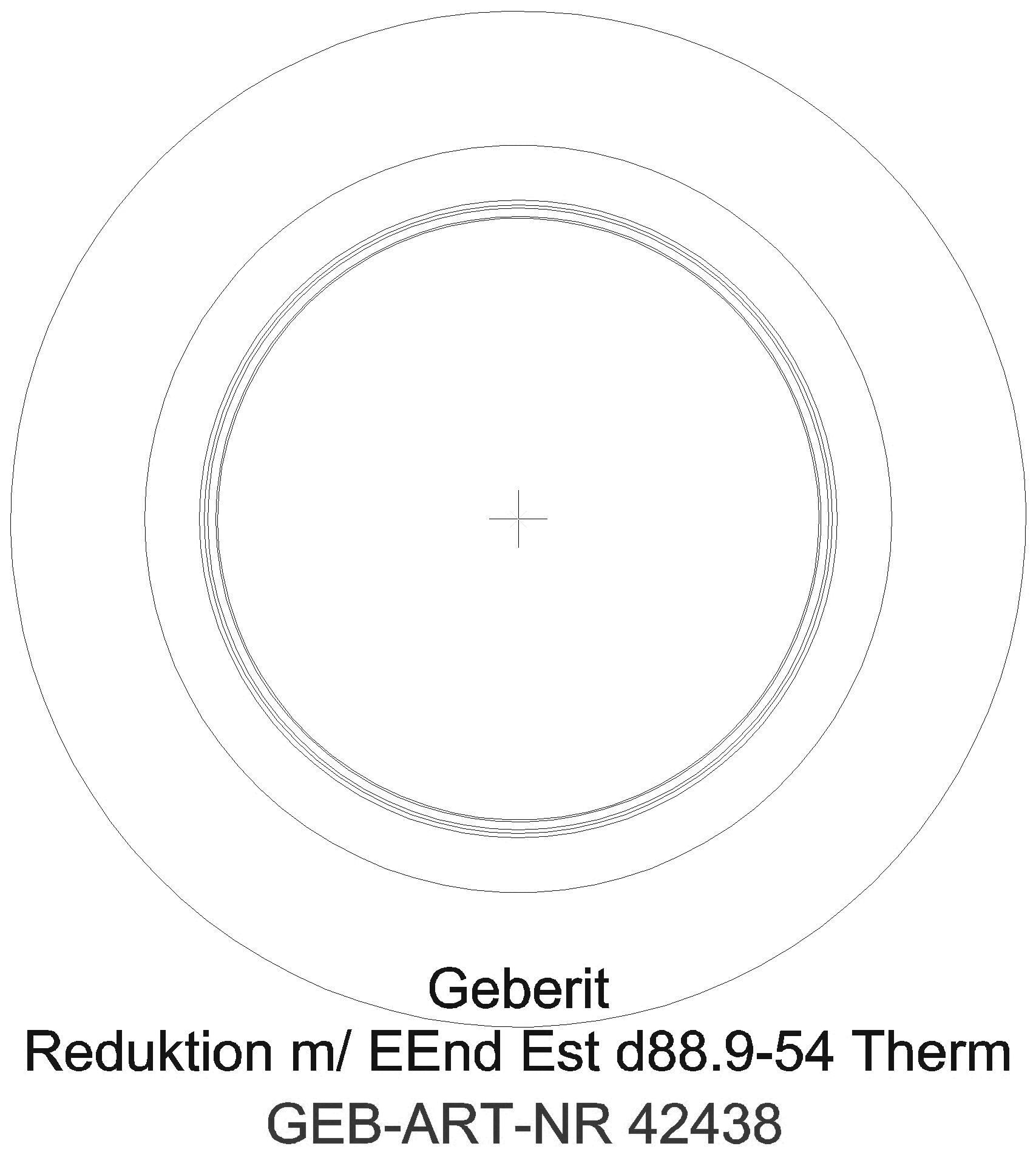 Geberit - GE Mapress Therm Reduktion mit Einschubende d76,1-54_42438_a
