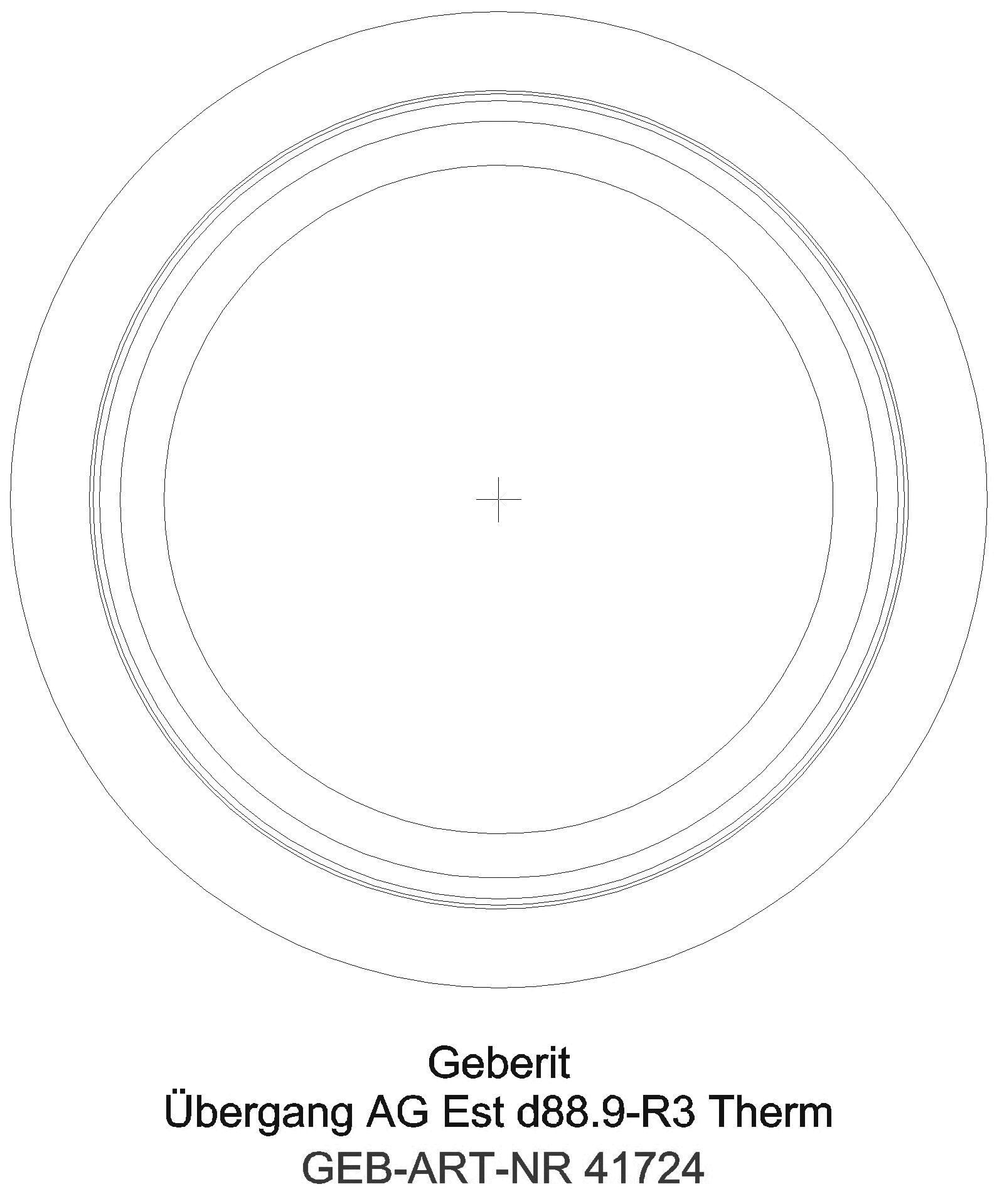 GE Mapress Therm Übergang mit AG d54-R1 1/2_41724_l